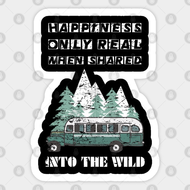 Into The Wild Sticker by Insomnia_Project